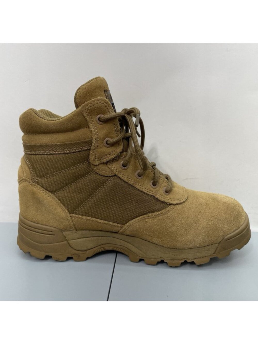 Original S.W.A.T. Classic 6" Tactical Combat Boots Suede Coyote Brown Men‎ 9.5W - Picture 10 of 14